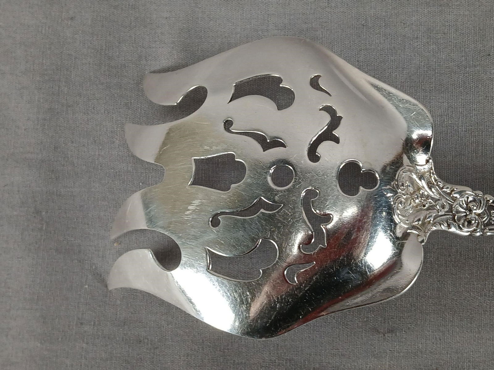 Gorham Baronial Old Sterling Silver Fish Fork - 8