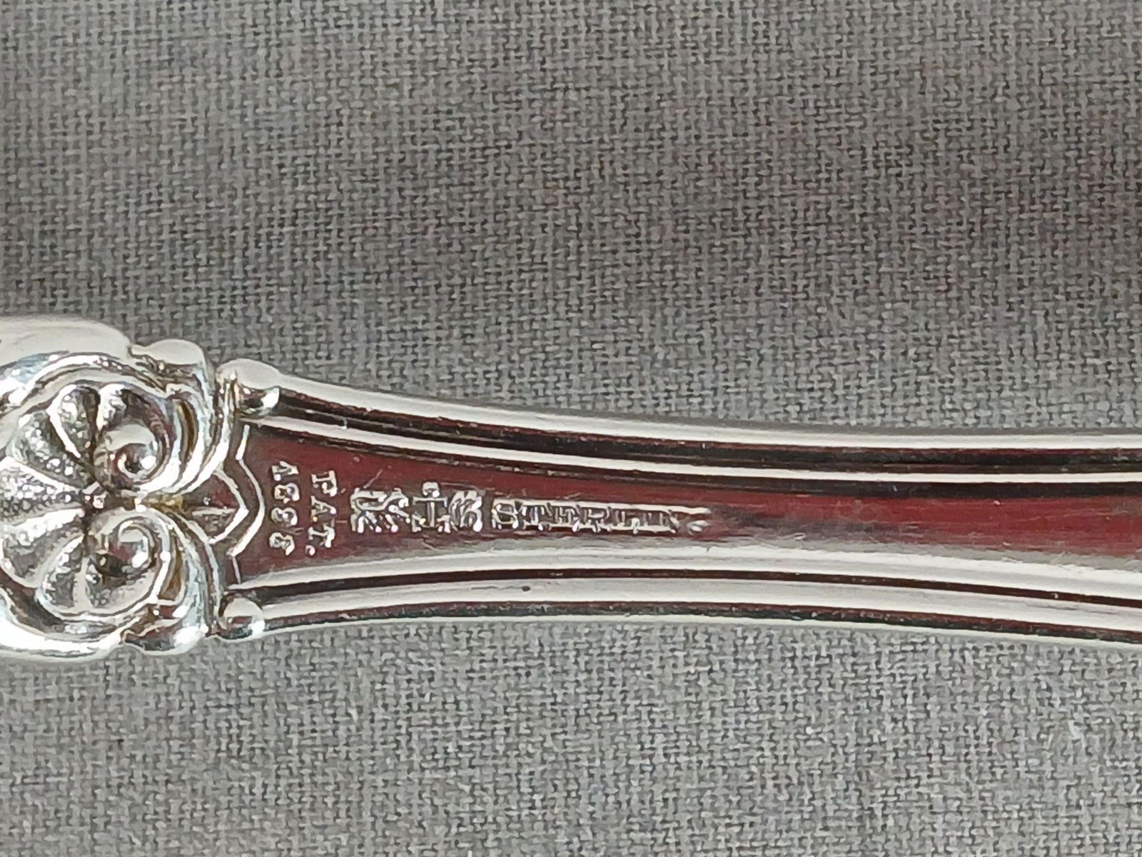 Gorham Baronial Old Sterling Silver Fish Fork - 9