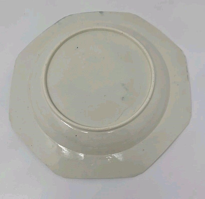 Caughley Salopian Octagonal Plate Full Nanking - 12
