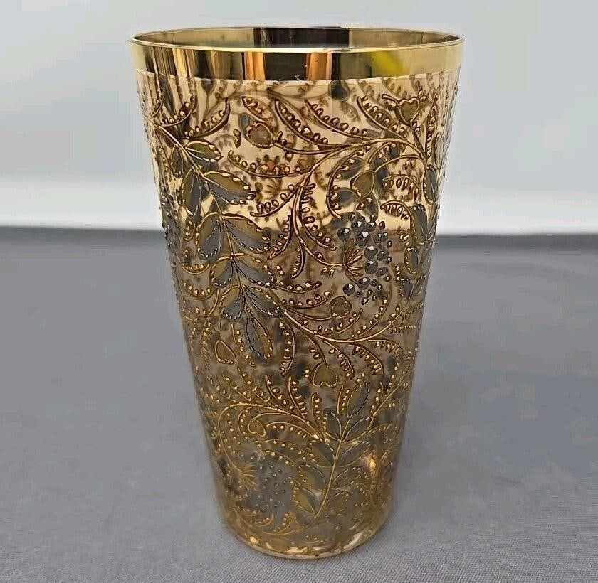 Bohemian Juice Glass / Tumbler Gold Enamel (1 of 12)