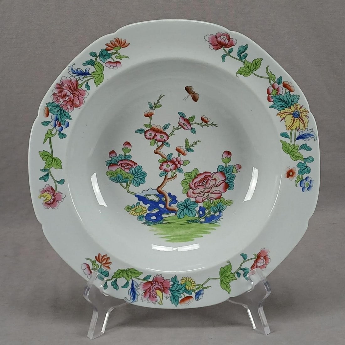 Spode Willis 2148 Deep Plate Circa 1814-1830 A (1 of 12)