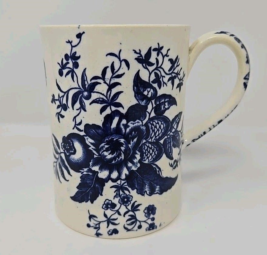 Caughley Mug / Tankard Blue Flowers C. 1775-95 (1 of 11)