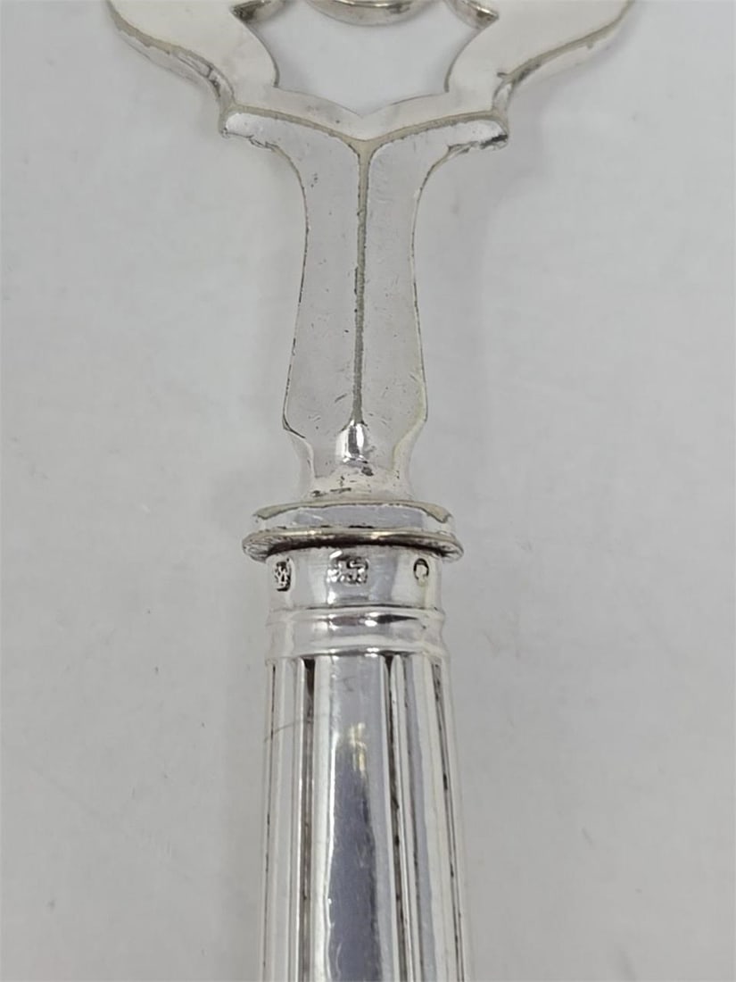 Sterling Handle Fish Serving Fork Aaron Hadfield - 6