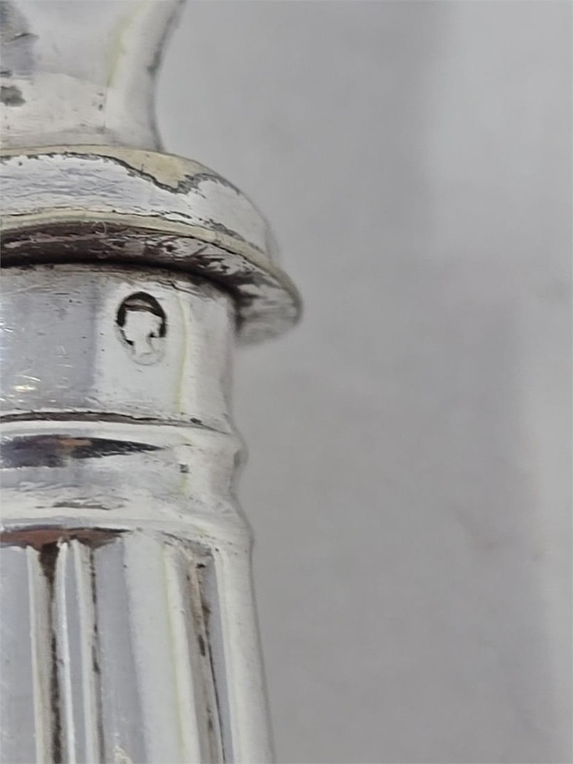 Sterling Handle Fish Serving Fork Aaron Hadfield - 9