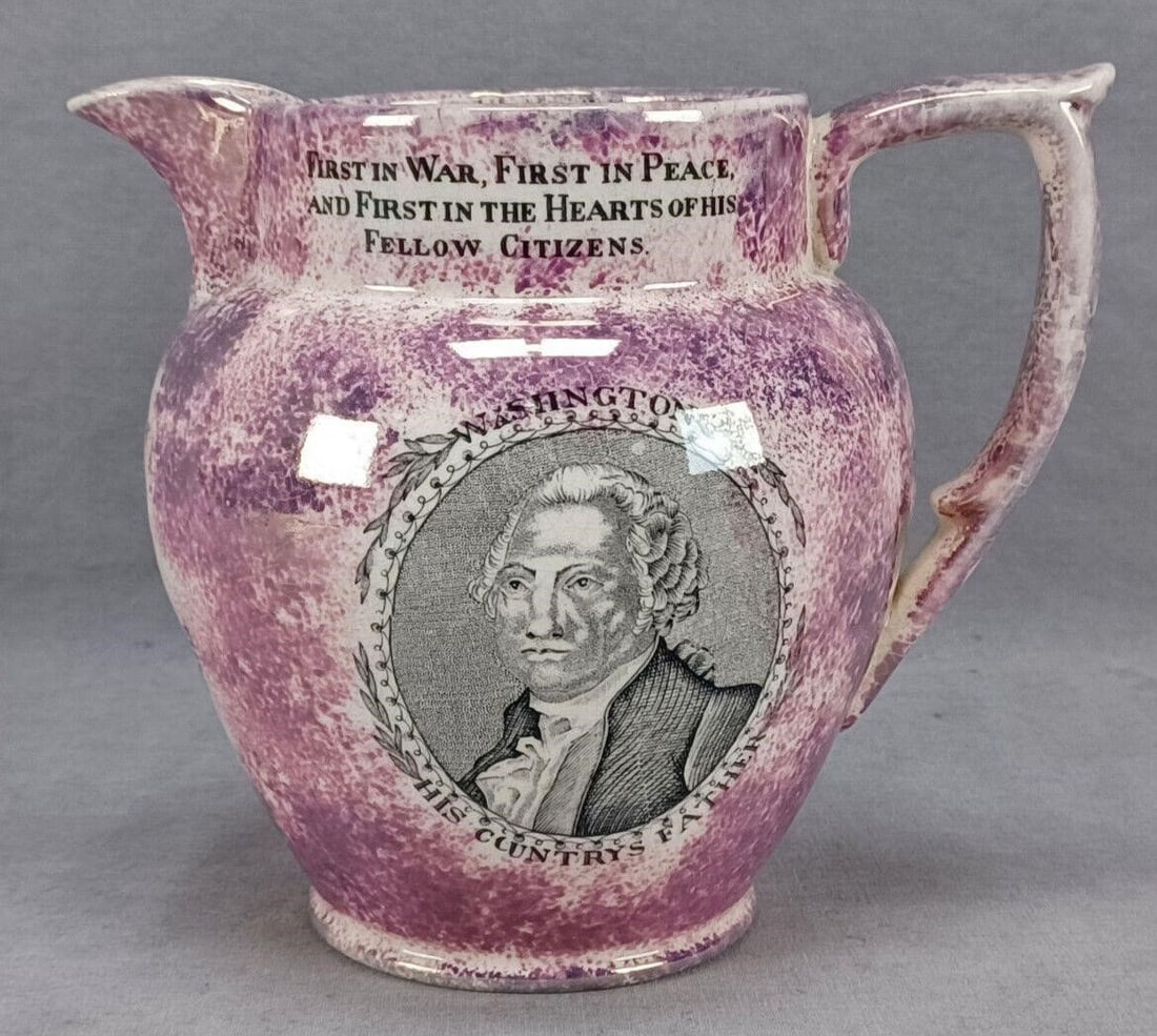 Richard Hall George Washington & Lafayette Jug (1 of 12)
