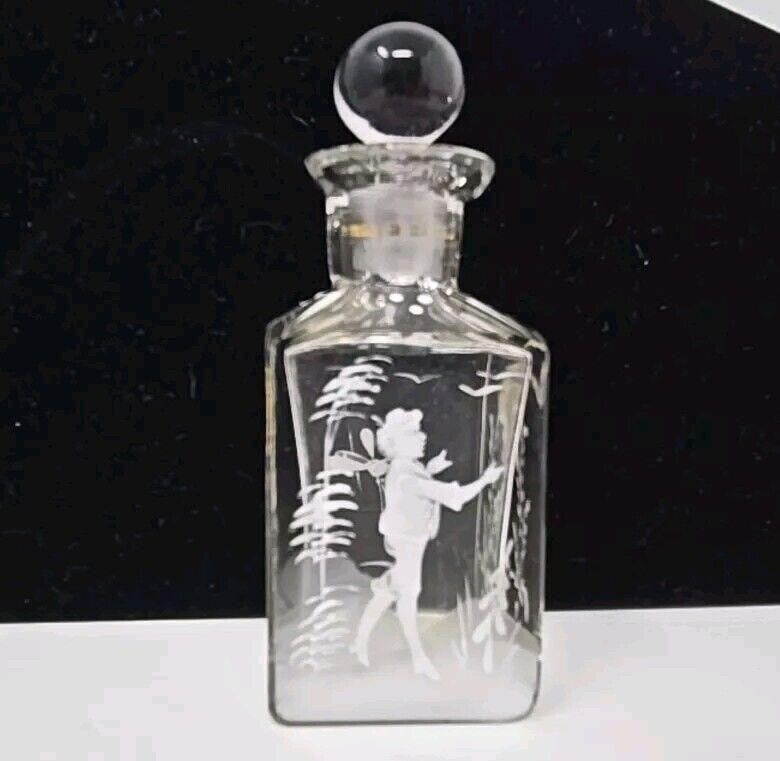 Mary Gregory Perfume Bottle Clear Glass (1 of 14)