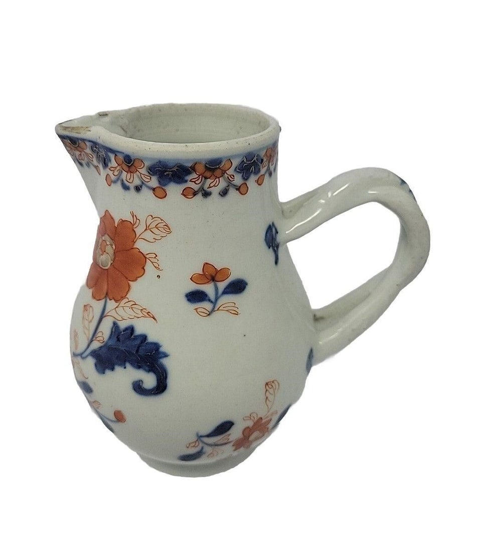 Chinese Export 18th Century Imari Floral Creamer (1 of 13)