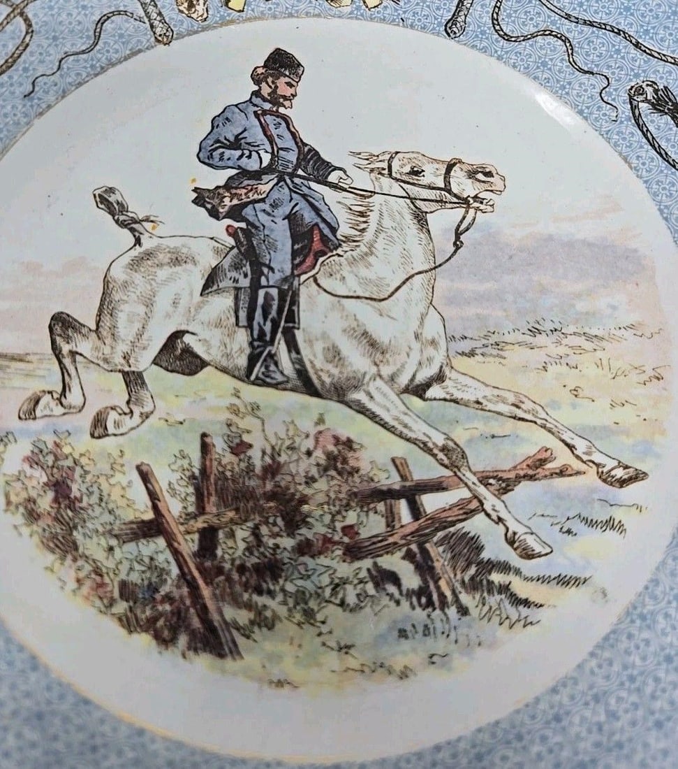 Sarreguemines Russe Pattern Plate - 2