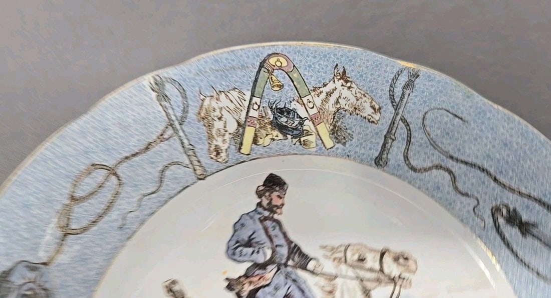 Sarreguemines Russe Pattern Plate - 3