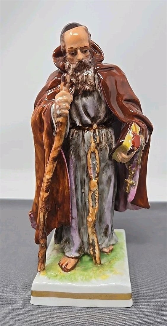 Ernst Bohne German Porcelain Monk Figurine (1 of 13)