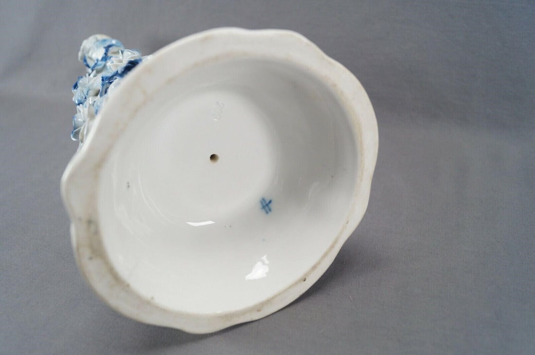 Pair Sitzendorf Dresden Style Figural Candlesticks - 12