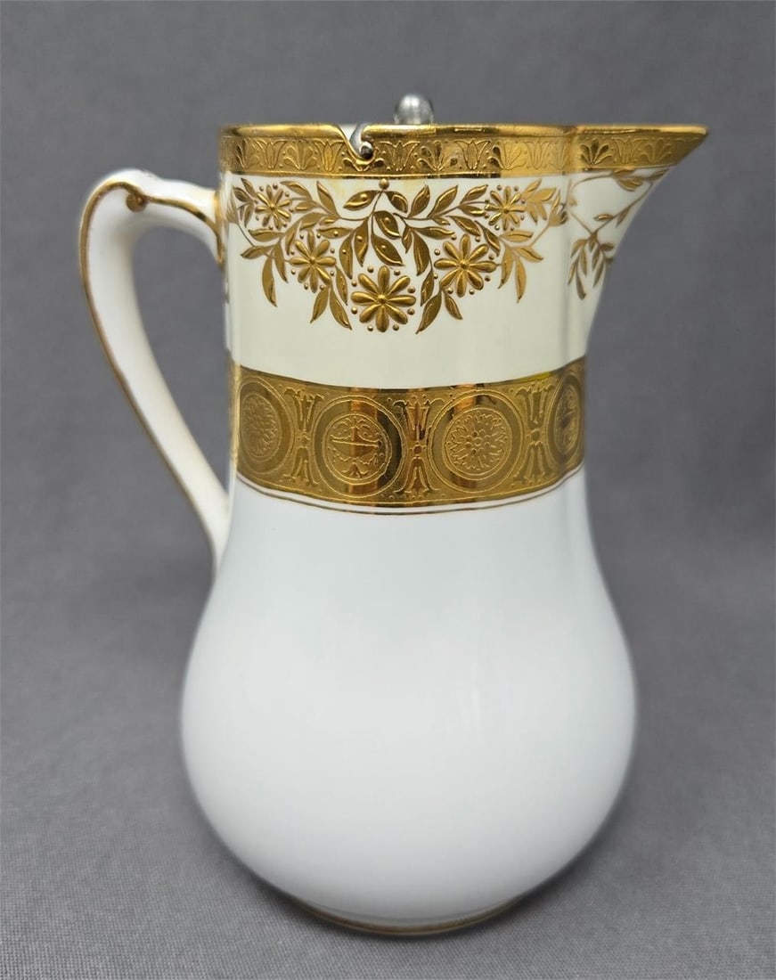 Minton Gold Encrusted Syrup Pitcher H2428 1891-12 (1 of 9)