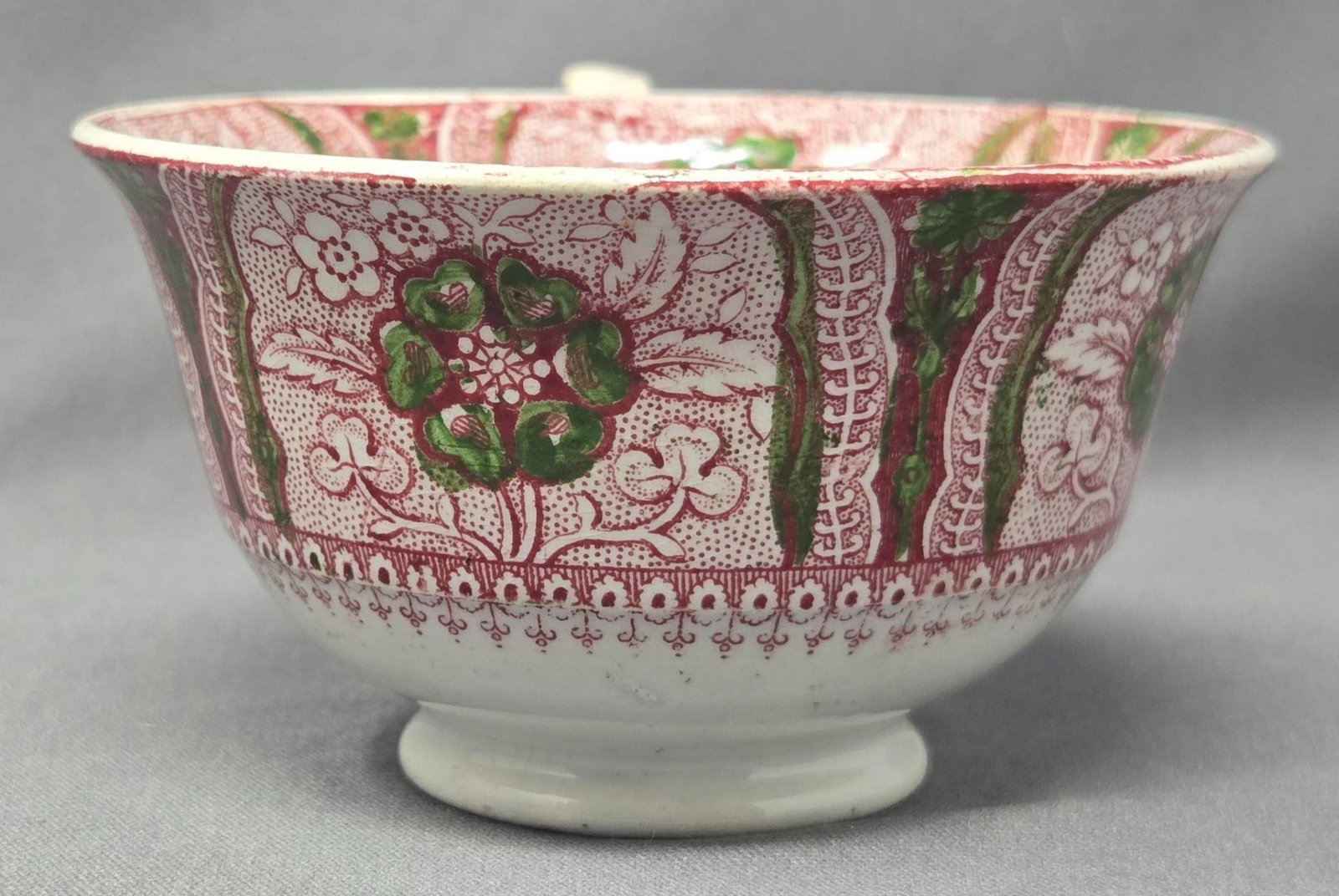 Cupid Pattern Transferware Cup and Saucer - 10