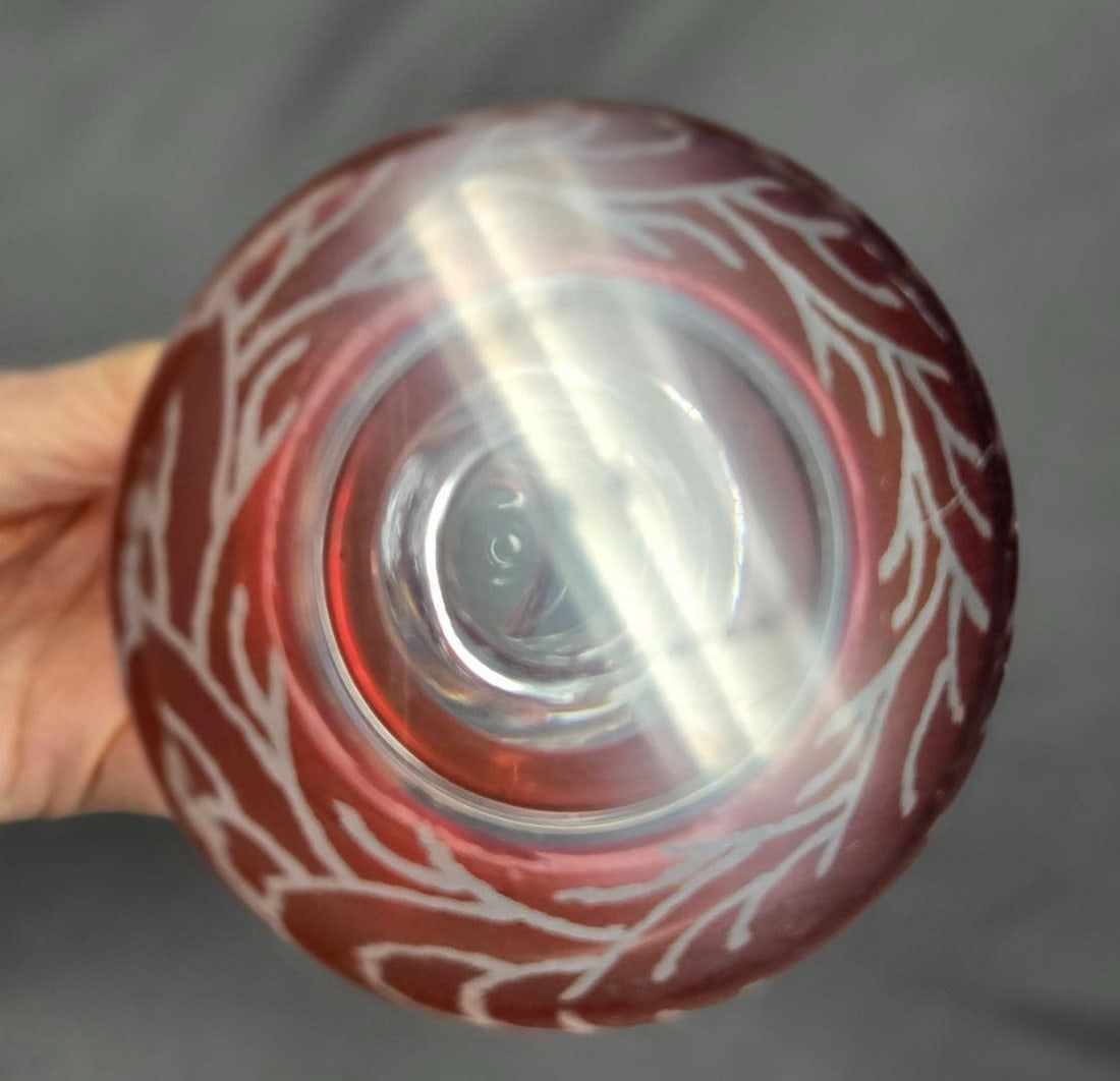 Bohemian Ruby Flashed Goblet c.1870 - 7