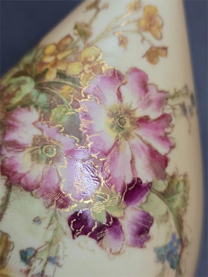 Worcester Blush Ivory Bud Vase C.1912 Pattern 1091 - 7