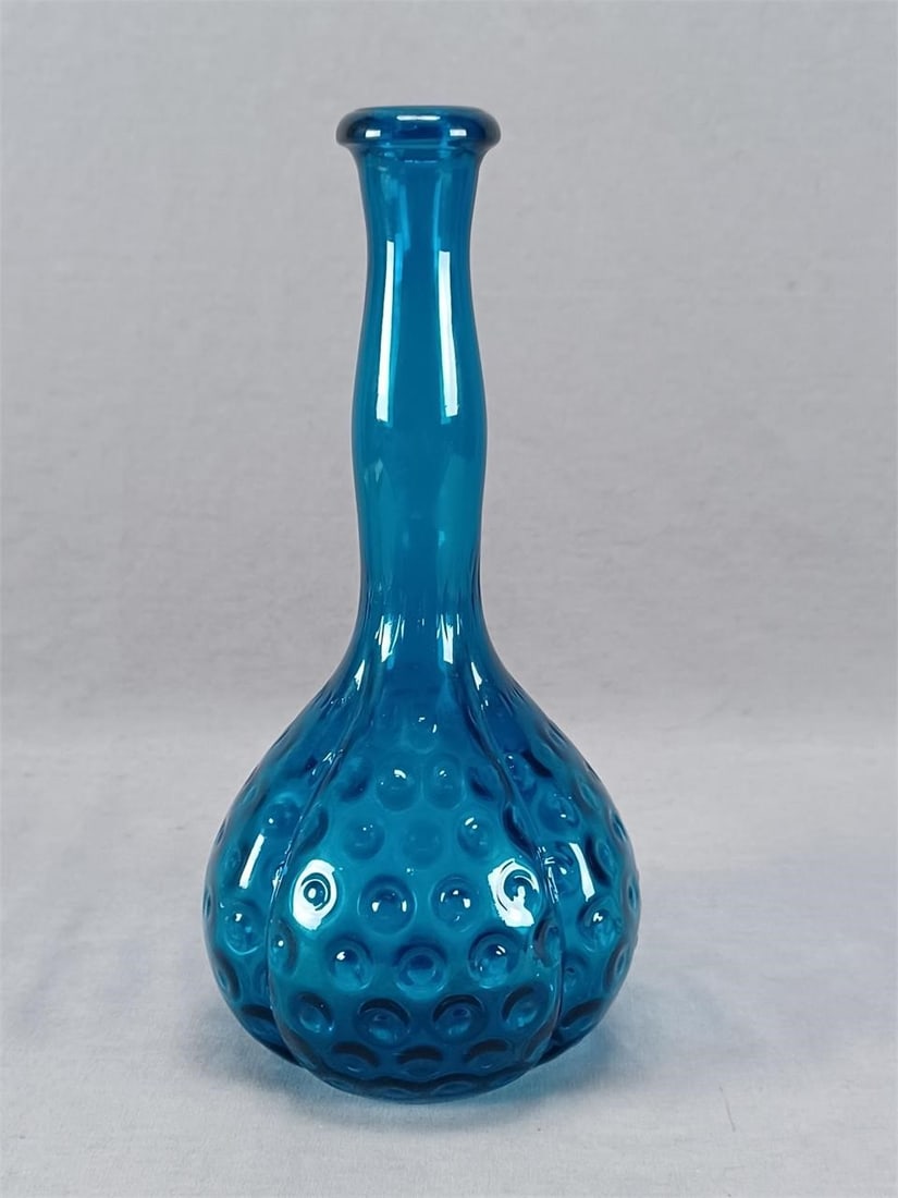 Fenton Polkadot Jamestown Blue Barber Bottle (1 of 8)