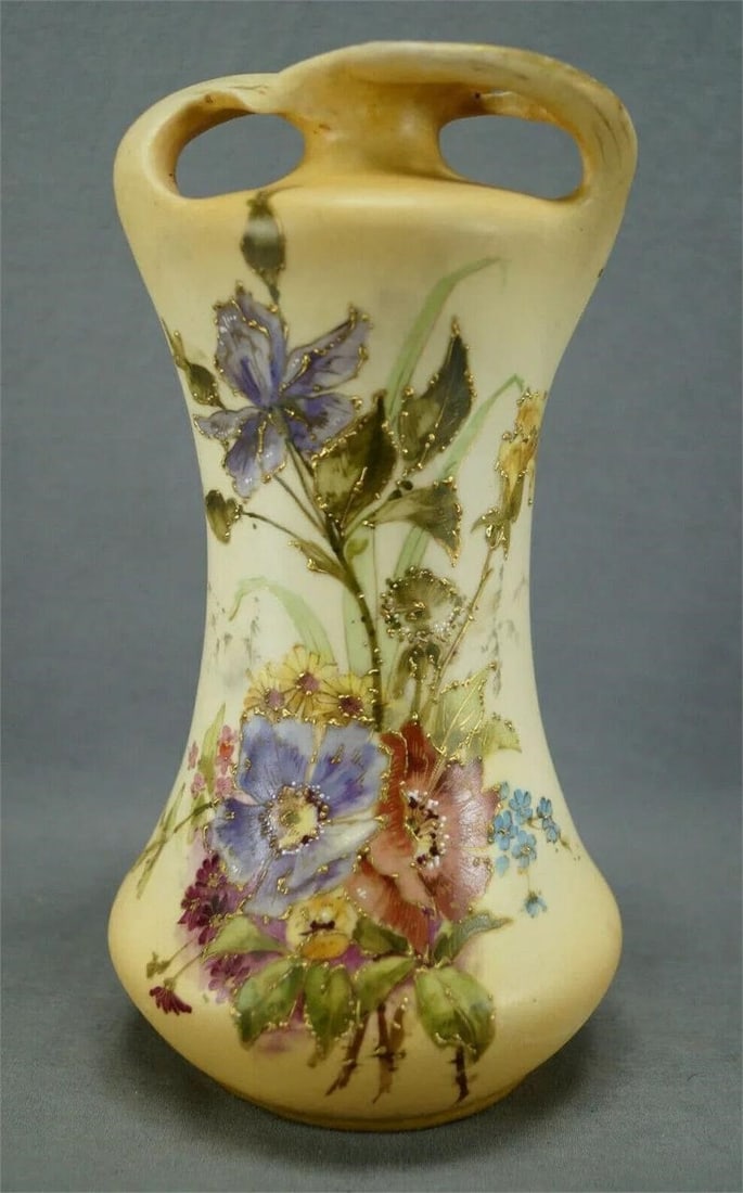Amphora Hand Painted Poppy Flowers Vase (1 of 10)