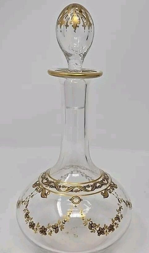 Bohemian Gold Floral & Ribbon Dresser Bottle (1 of 15)