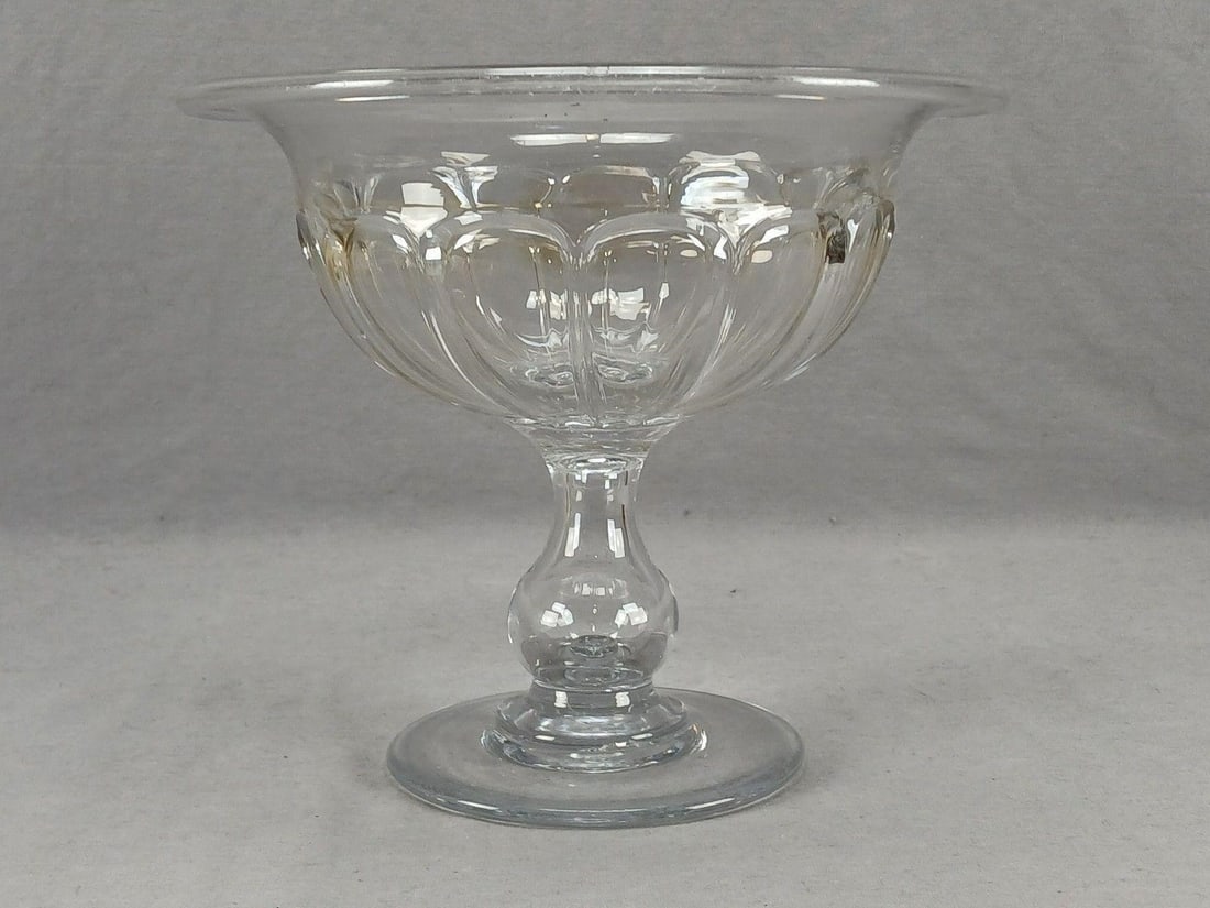 Pittsburgh Pattern Molded Flint Glass Compote - 2