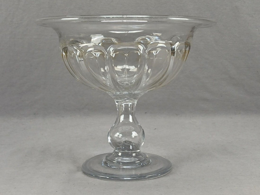Pittsburgh Pattern Molded Flint Glass Compote - 3