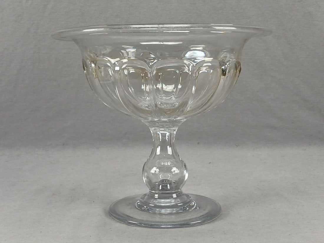 Pittsburgh Pattern Molded Flint Glass Compote - 4