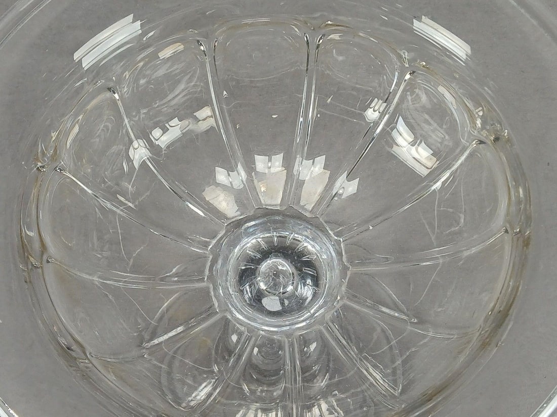 Pittsburgh Pattern Molded Flint Glass Compote - 6