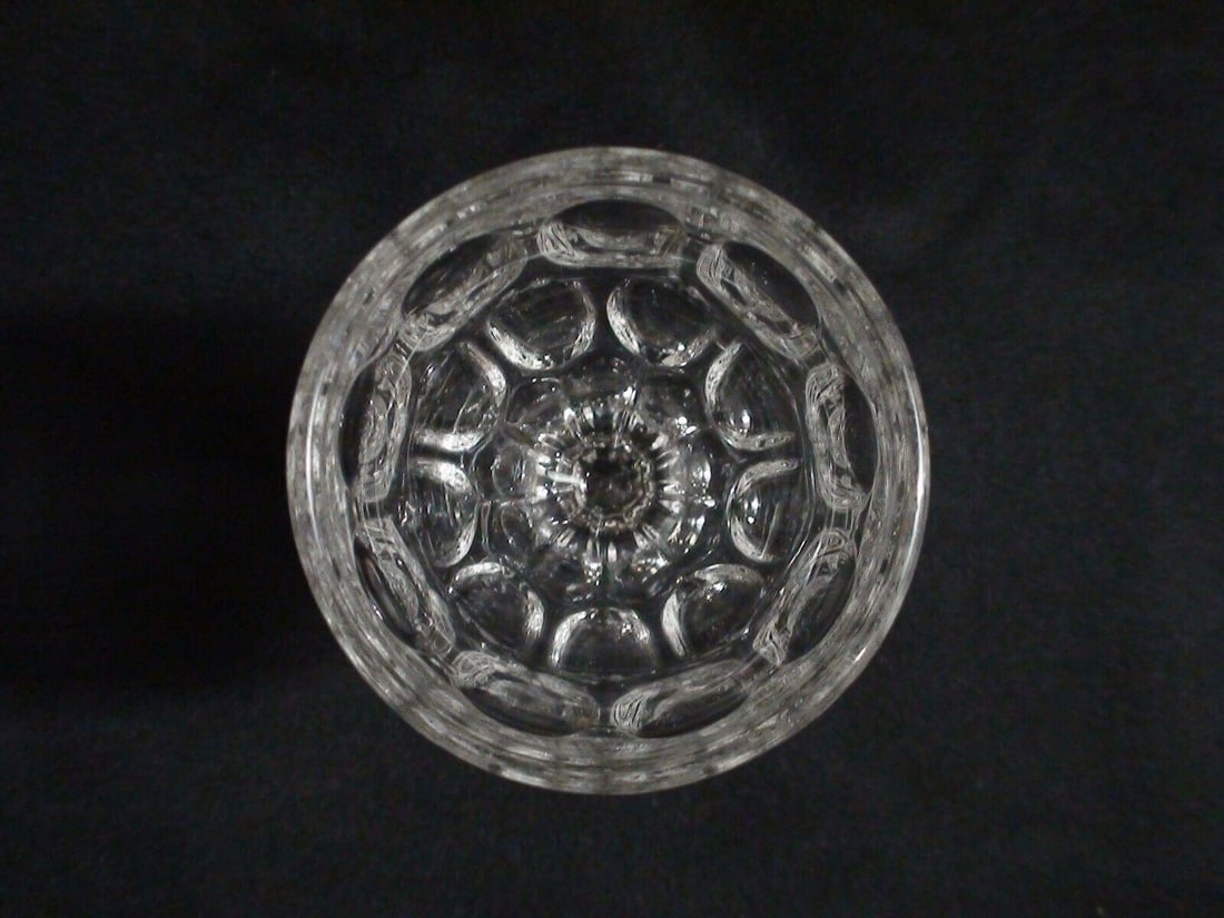 6 EAPG Argus Pattern Small Wine Glasses C1870s - 5