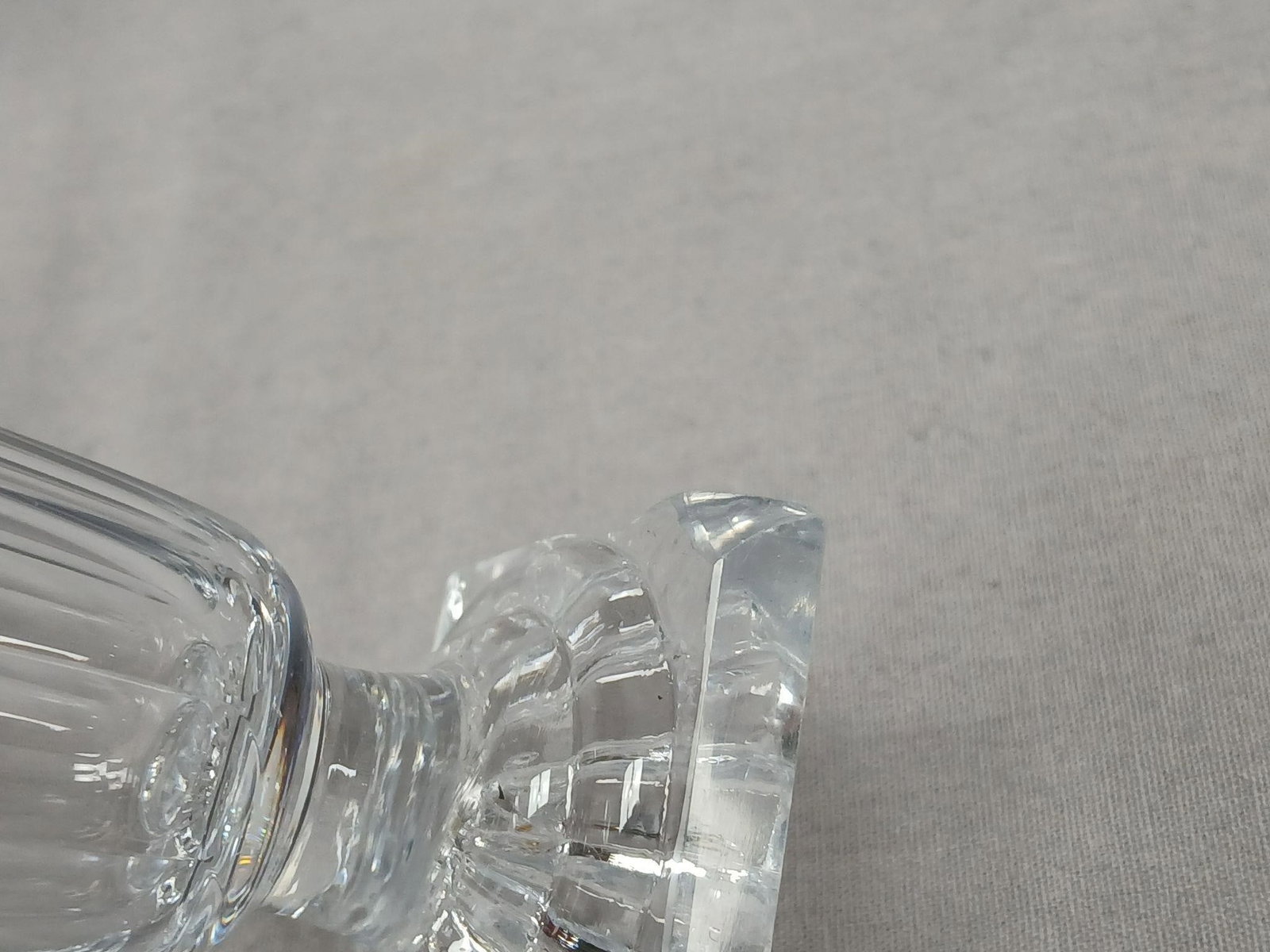 6 Anglo Irish Lemon Squeezer Base Jelly Glasses - 11