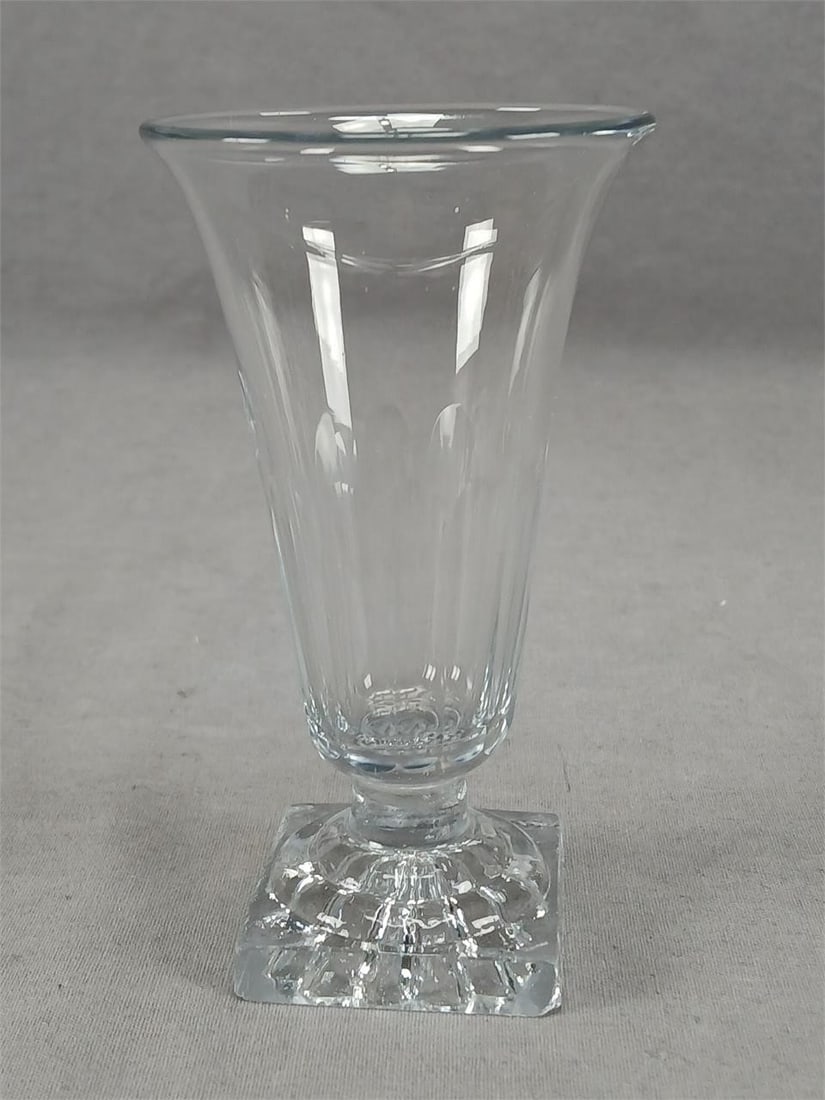 6 Anglo Irish Lemon Squeezer Base Jelly Glasses - 4