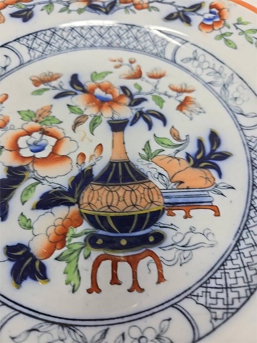 Cauldon England Dinner Plate Polychrome - 2