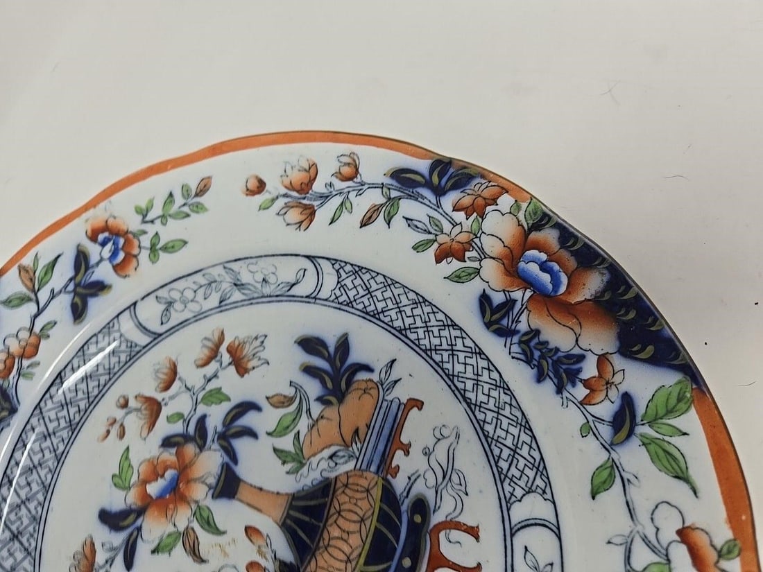Cauldon England Dinner Plate Polychrome - 6