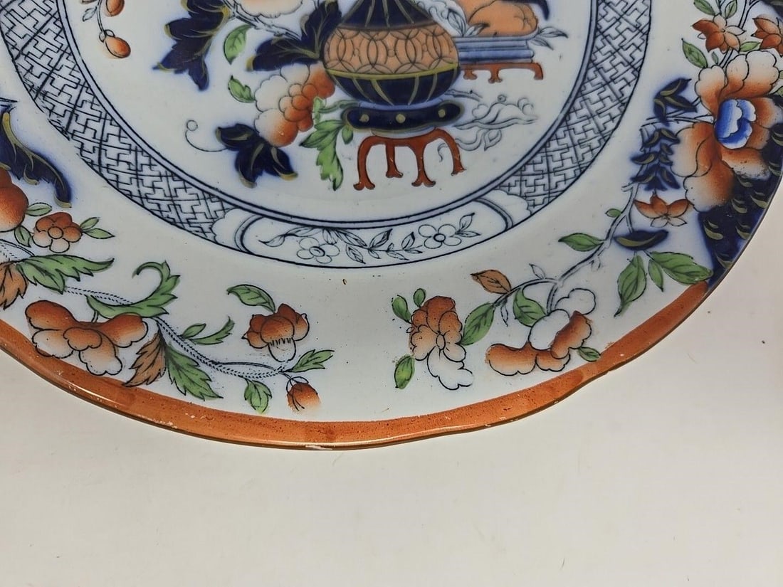 Cauldon England Dinner Plate Polychrome - 7