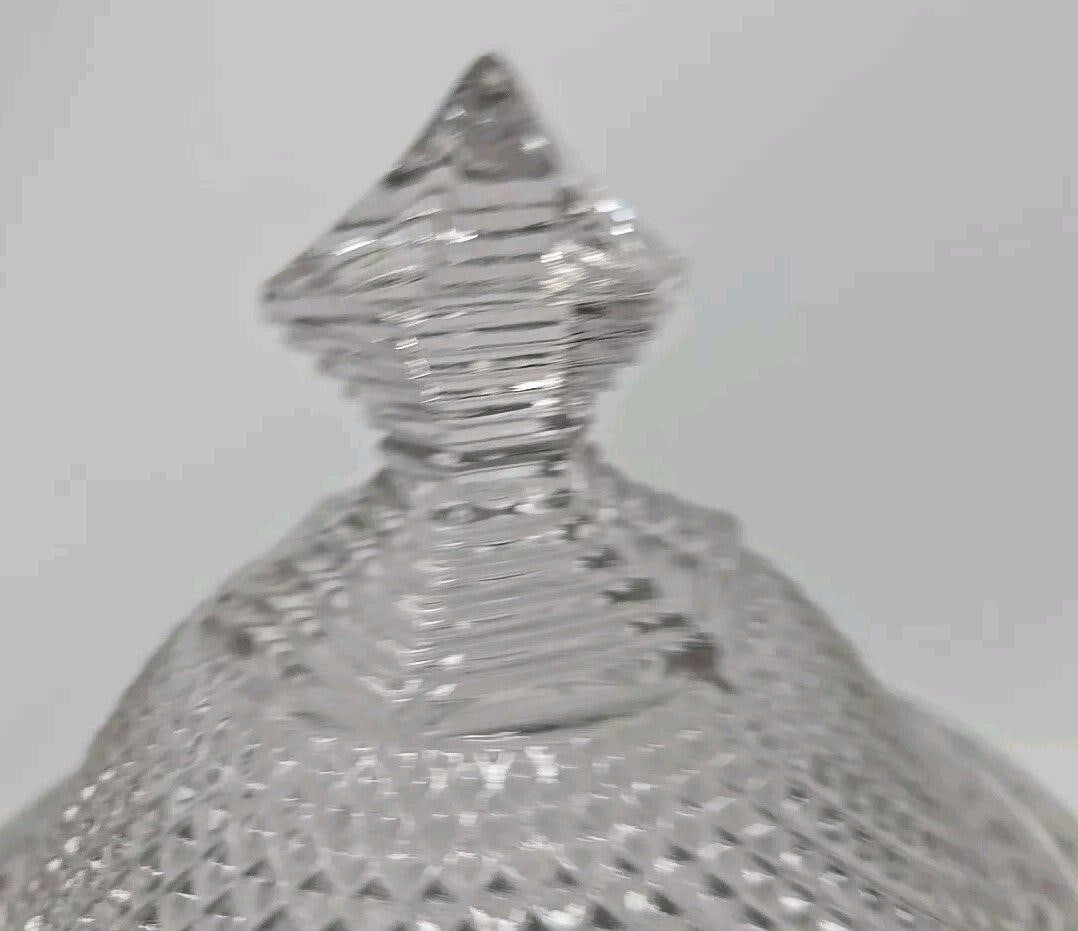 EAPG Sharp Diamond Pattern Sugar & Creamer - 12