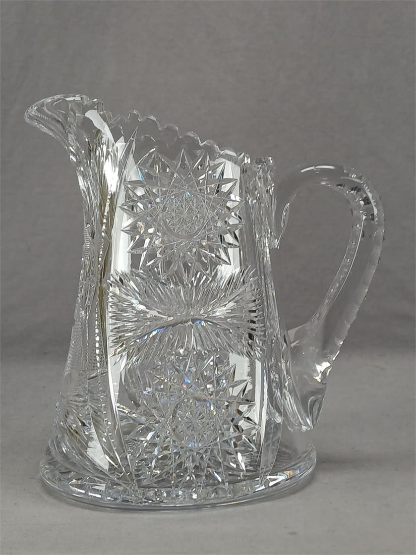 ABP Cut Hobstars Fans & Crosshatch Pitcher (1 of 10)