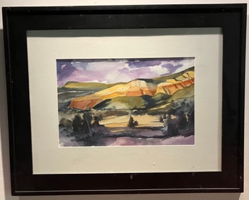 Signed Watercolor by J. Eismont
