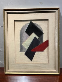 Signed Acrylic and Pencil on Board by R. Eismont 1979