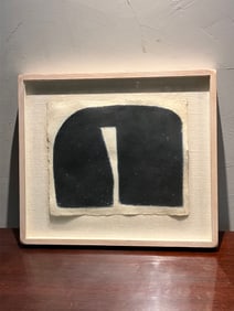 Signed Oil and Gesso on Paper by Mary Barringer 1989