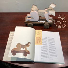Signed Richard Hora Bunny Pull Toy