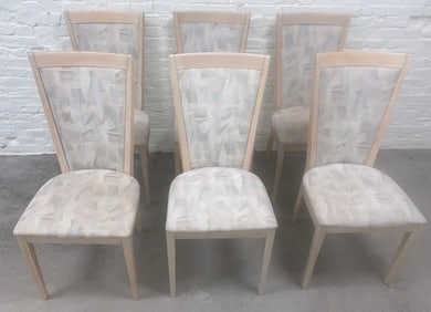 Set of Six Italian A. Sibau Chairs