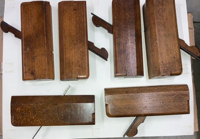 Antique Hardwood Cabinet and Moulding Planes (4)