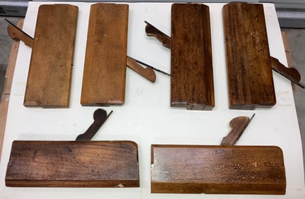 Antique Hardwood Cabinet and Moulding Planes (5)