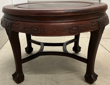 Rosewood Chinese Carved Table