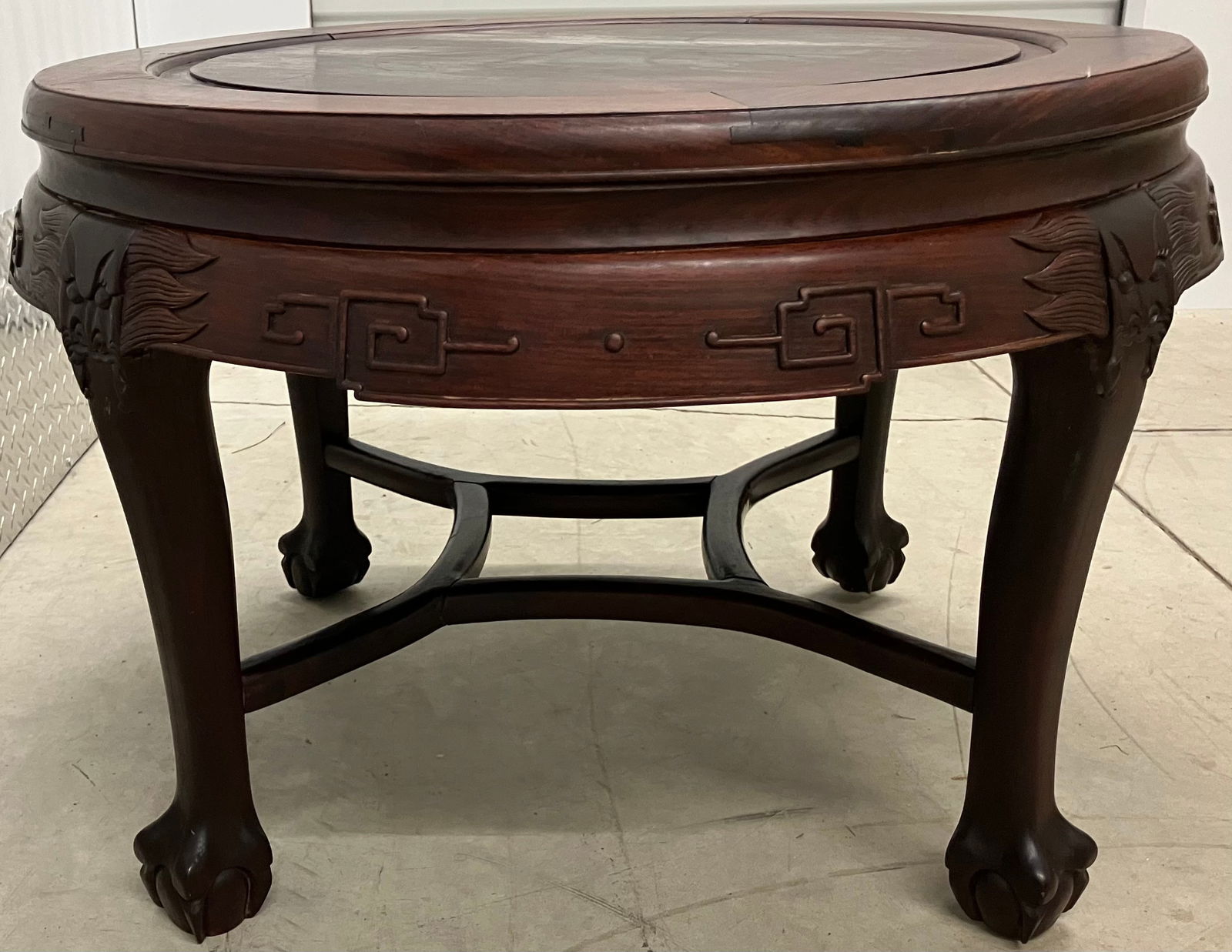 Rosewood Chinese Carved Table (1 of 7)
