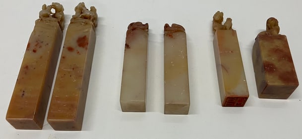 Six Chinese Stone Seals