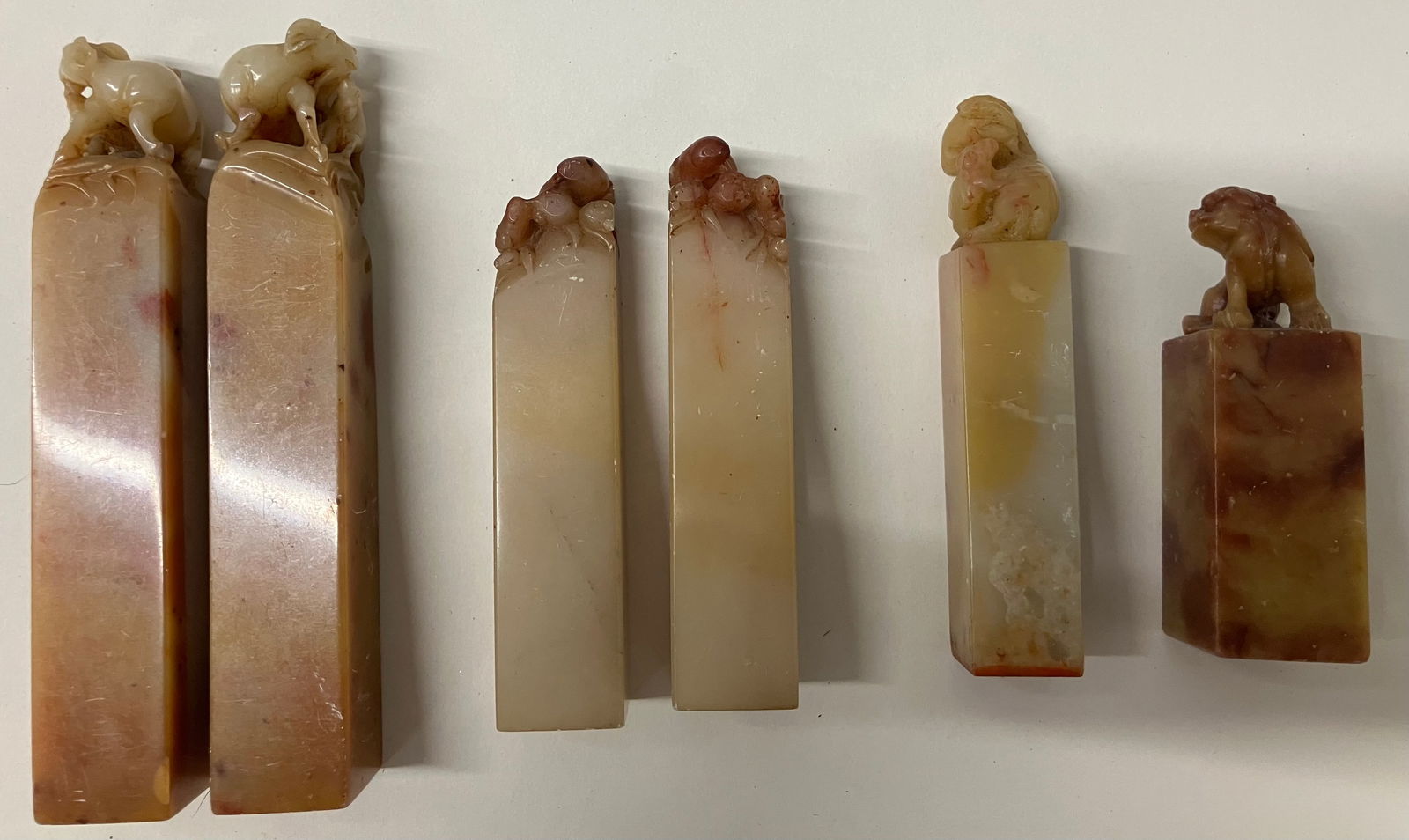 Six Chinese Stone Seals (1 of 8)