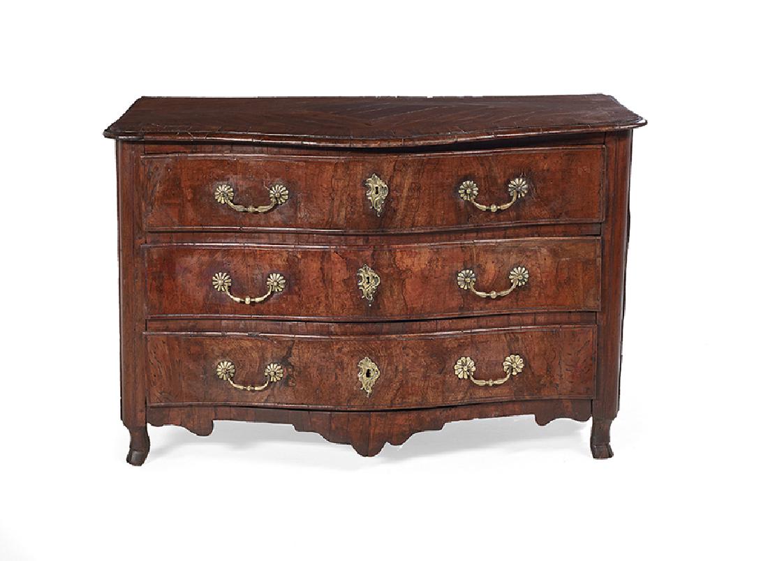 Provincial Regence Fruitwood Commode (1 of 2)