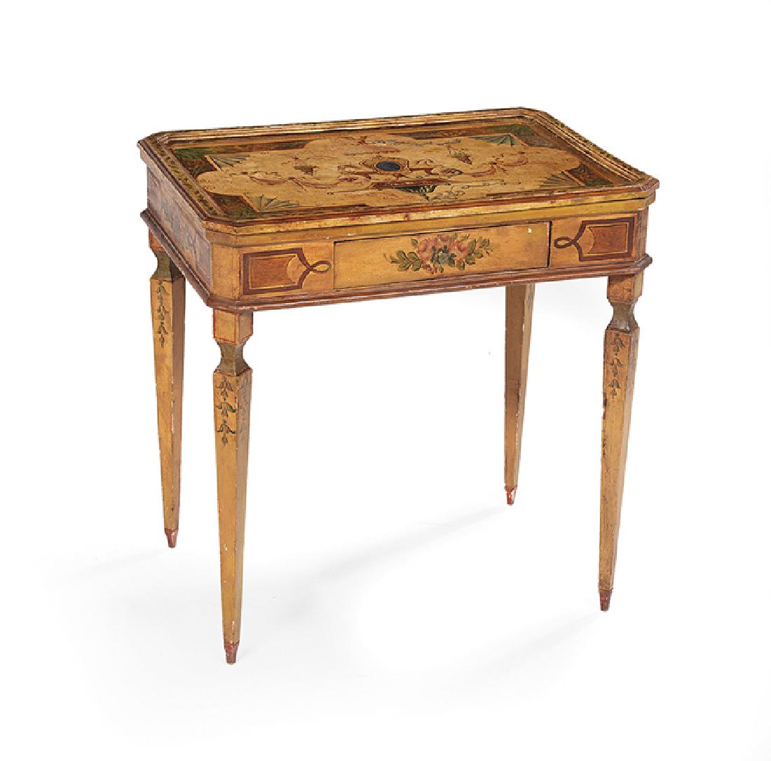 Italian Neoclassical Polychrome Occasional Table (1 of 2)