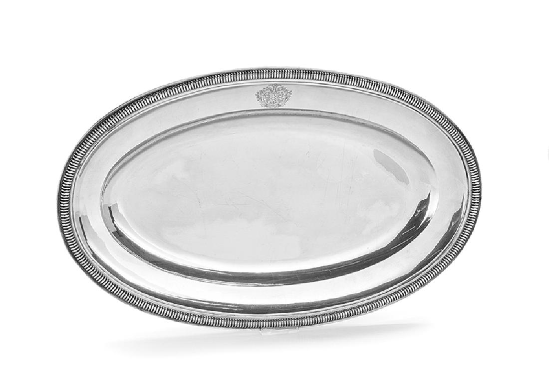 Napoleon III First Standard (.950) Silver Platter (1 of 1)
