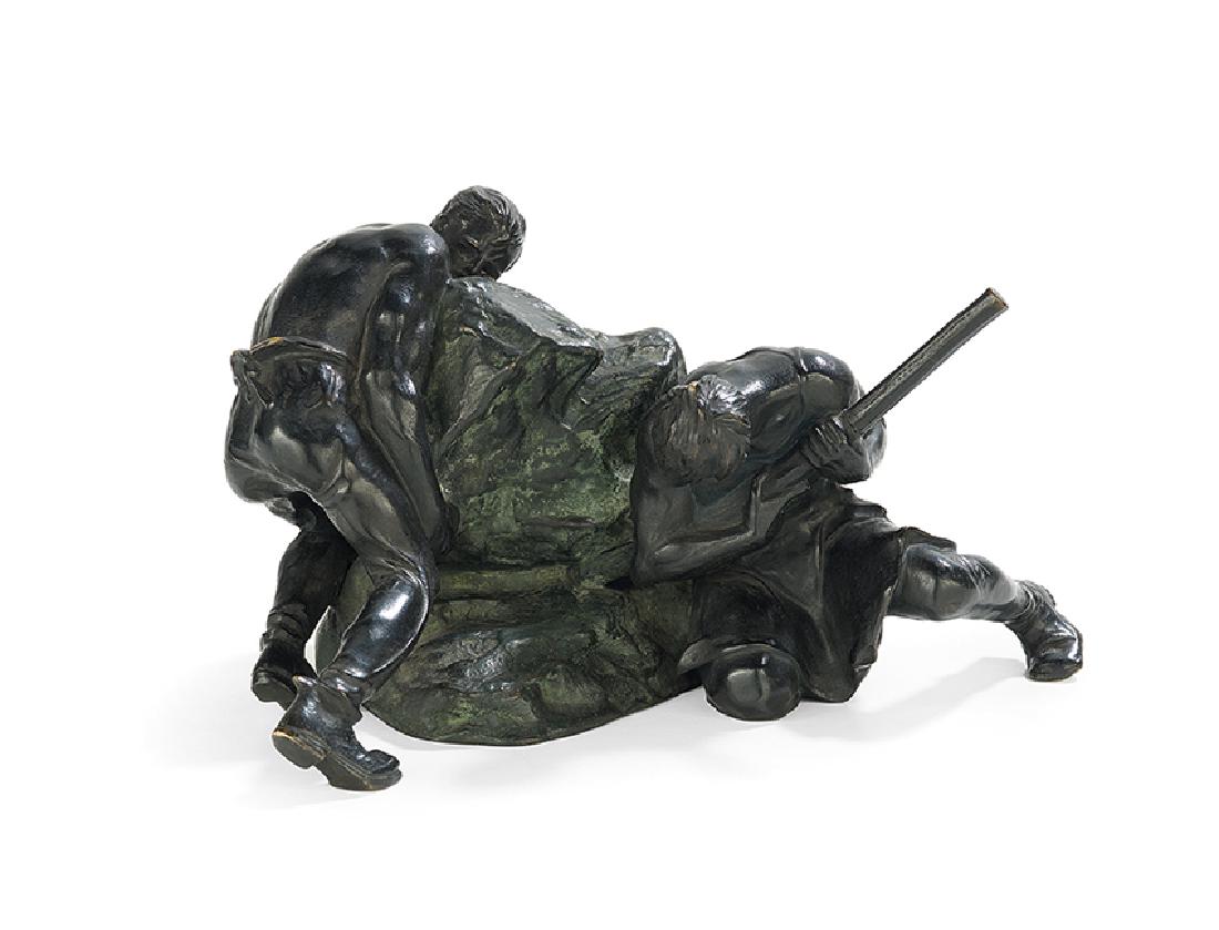 Austrian Bronze of "The Rock Movers" (1 of 3)