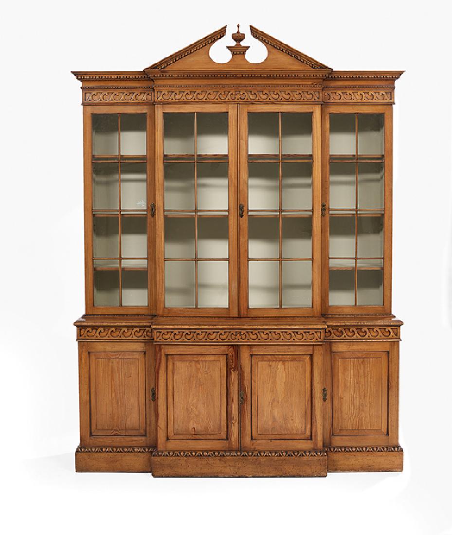 George III-Style Pine Breakfront (1 of 2)